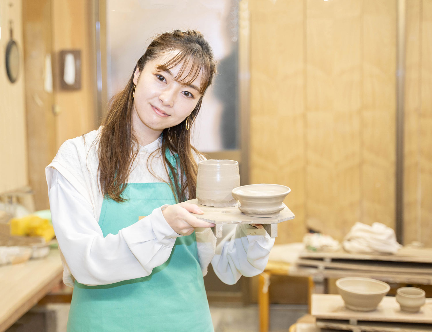 お茶の文化と共に繁栄してきた朝日焼で陶芸体験！