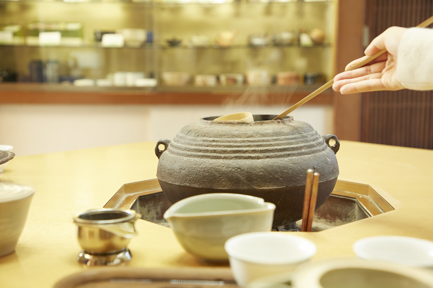 試飲をして、味わいを確かめられるのが嬉しい。