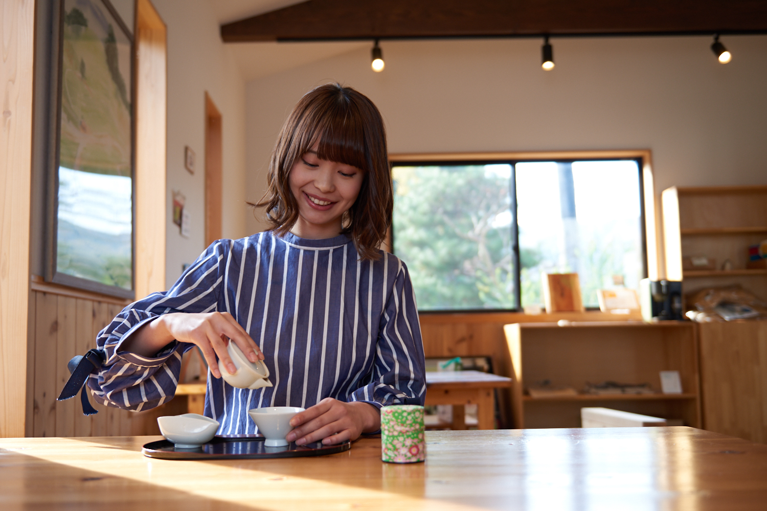 茶畑めぐりの後は、お茶とお茶グルメ！