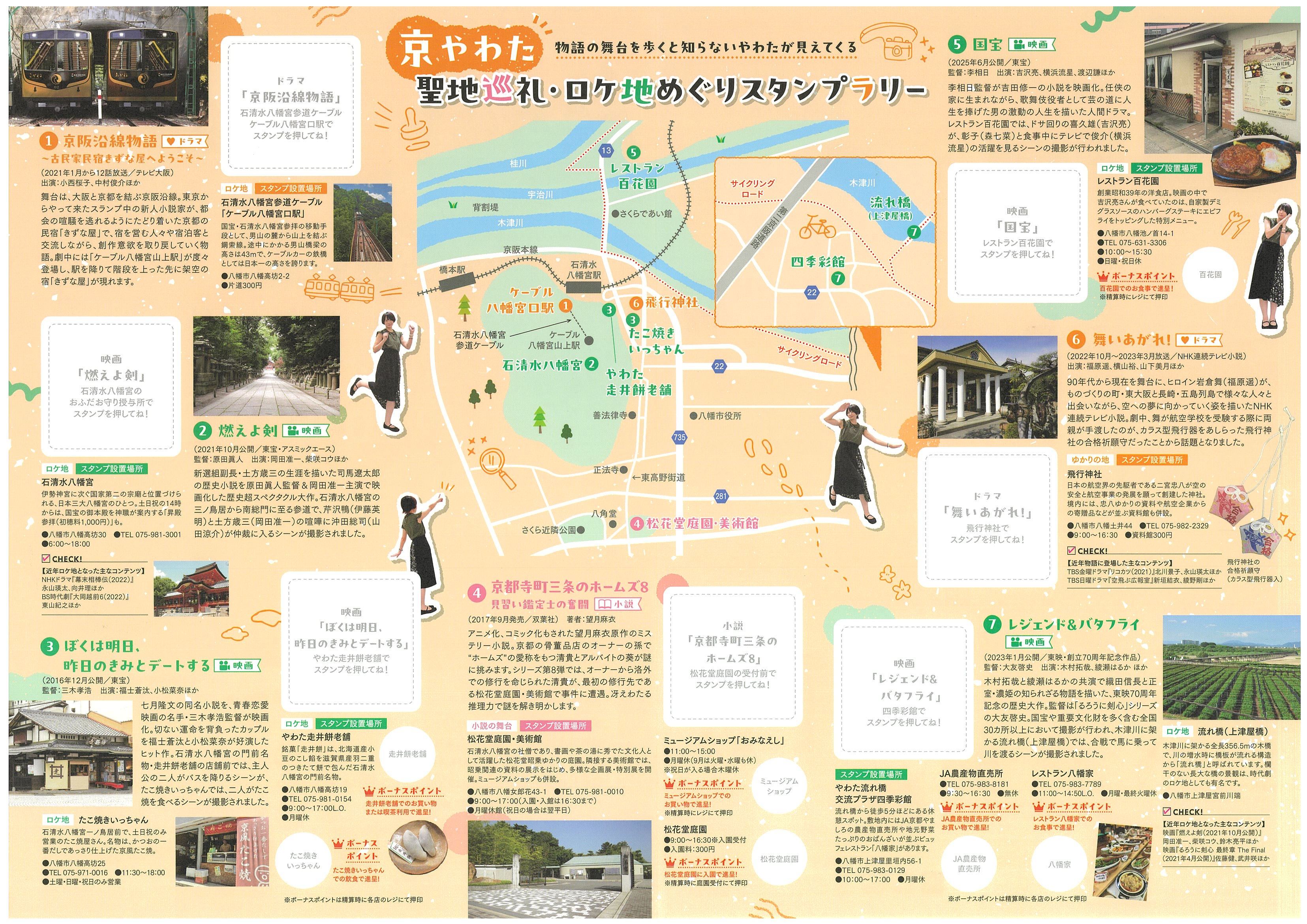 京やわた　聖地巡礼・ロケ地めぐりスタンプラリー