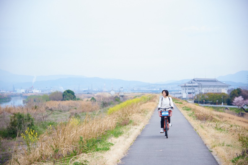 サイクリングも、散歩も最高！