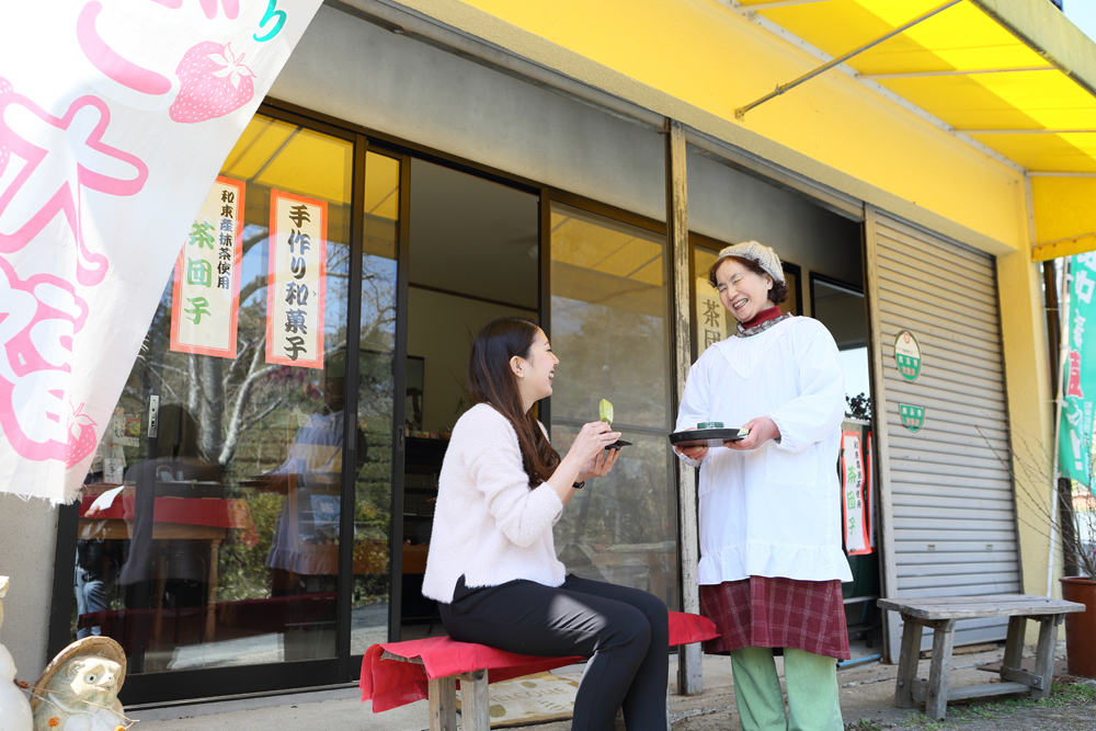 和菓子屋さんで甘いもの