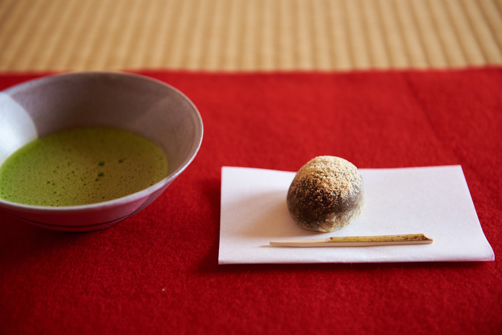 播磨園のお茶と一緒に