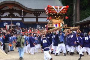 木津御輿祭：岡田国神社