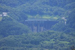 高山ダム（三国越展望台から）